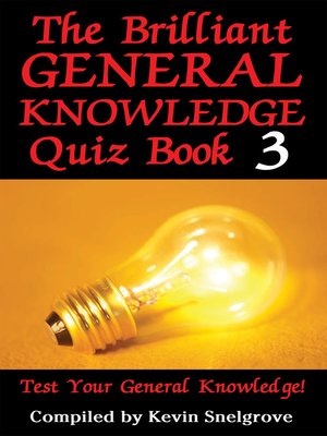 cover image of The Brilliant General Knowledge Quiz, Book 3